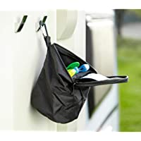 Cartrend 10387 Bolsa para Pinzas de la Ropa con mosquetón- para caravanas- Accesorios para autocaravanas- 1 Unidad